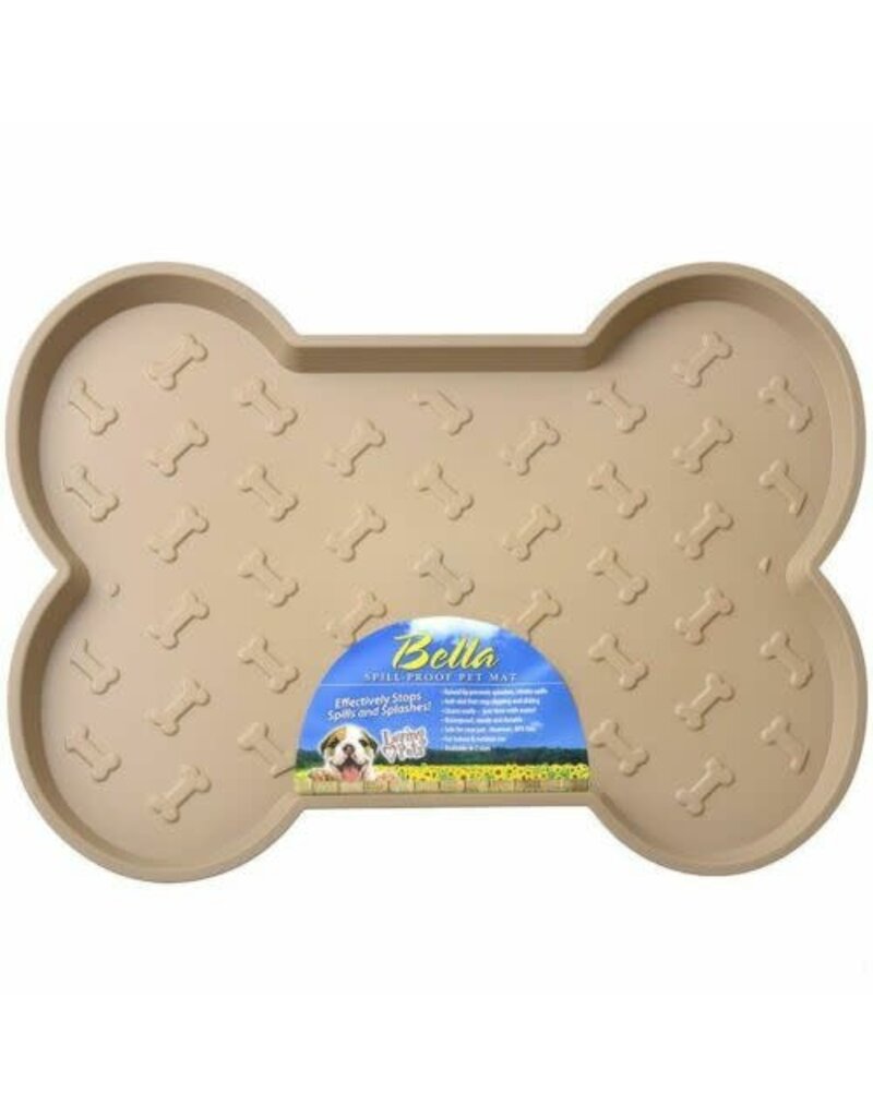 Loving Pets Loving Pets Bella Spill Proof Bone Shaped Placemat