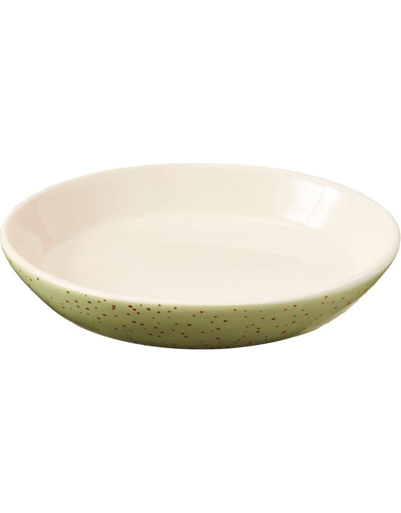 Ethical Pet Spot Speckled Oval Stoneware Dog Dish 7inch