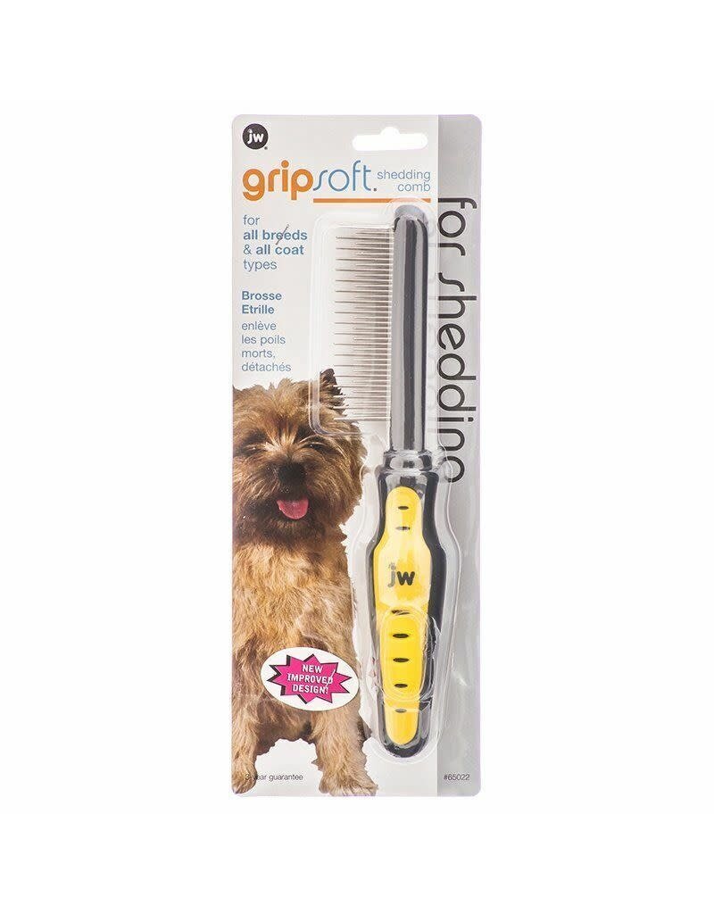 JW JW Pet Gripsoft Shedding Comb