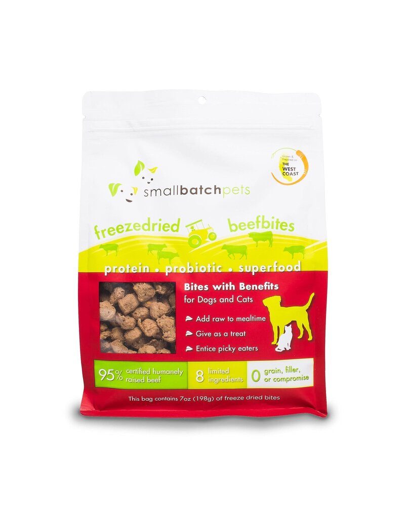 Small Batch Small Batch Dog Cat Food FD Small Bites Beef 7oz