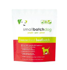 Small Batch Small Batch Dog Food Freeze Dried Raw Beef Sliders 14oz