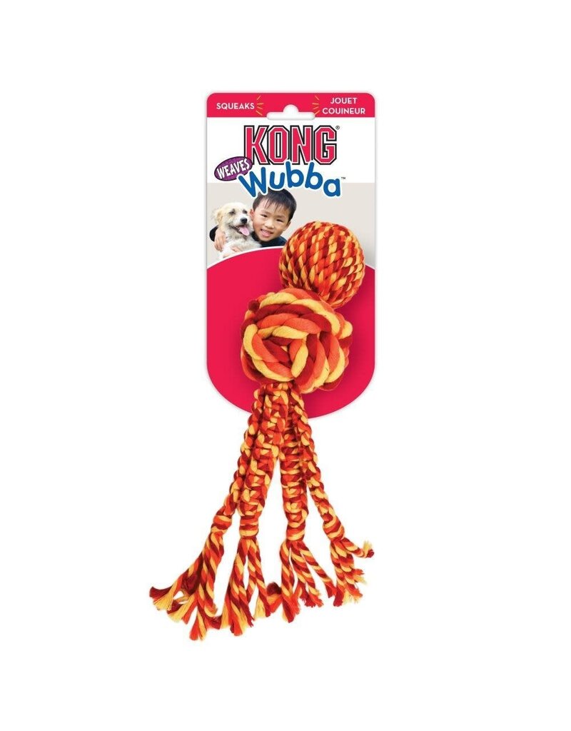 Kong Company Kong Wubba Weave with Rope Dog Toy