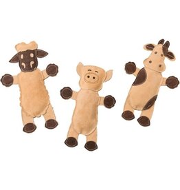 Ethical Pet Ethical Pet Leather Barnyard Dog Toy
