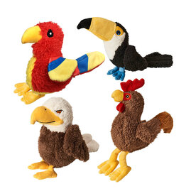 Ethical Pet Ethical Pet Love/Earth Plush Birds Assorted Dog Toys