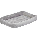 MidWest MidWest Quiet Time Diamond Stitch Bed With Elastic Grey