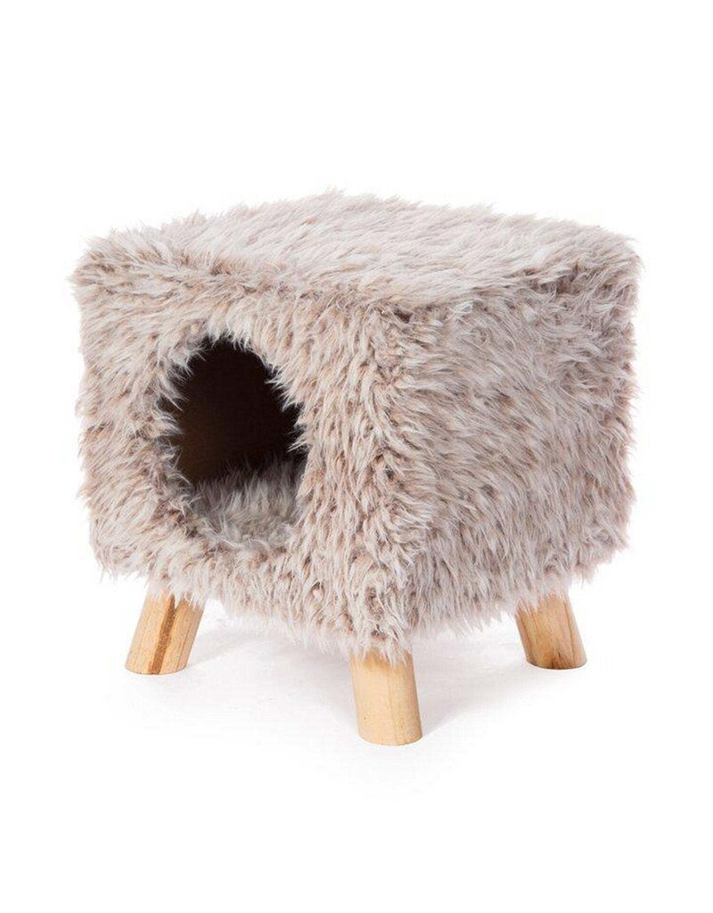 Prevue Pet Prevue Pet Products Cozy Cube Frost Tan Cat Furniture