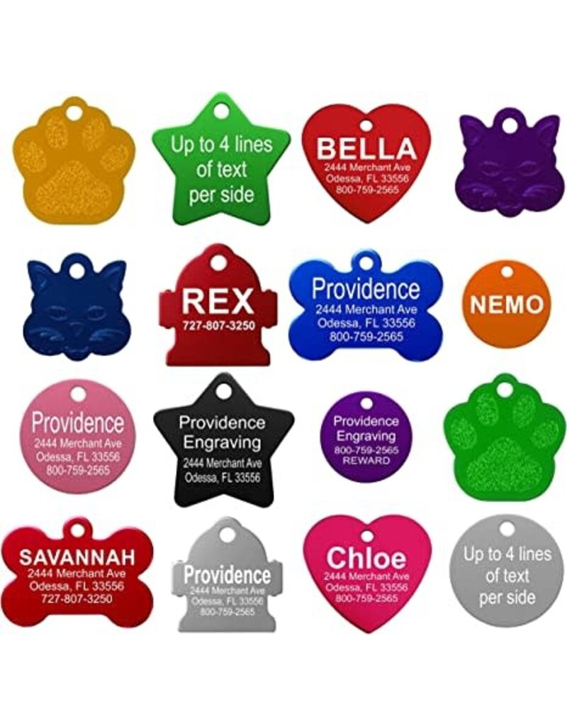 Western Engraving Engraved Pet Collar Tag-Front Side