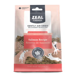 Canadian Jerky Zeal Air Dried Dog Food Pork with Salmon  1 lb