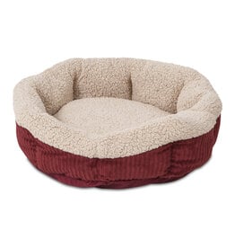 Petmate Aspen Pet Warm Spice & Cream Self Warming Bed For Cats 19 Inch Round