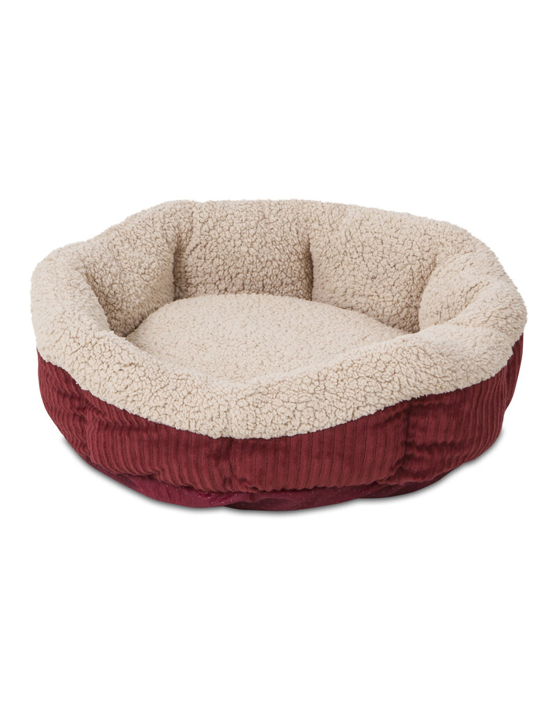 Petmate Aspen Pet Warm Spice & Cream Self Warming Bed For Cats 19 Inch Round