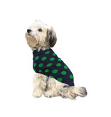 Fashion Pet Fashion Pet Sweater Contrast Dot Green