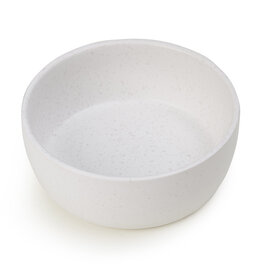 Petrageous 6 In White Speckled Stoneware Bowl 3.5 Cups
