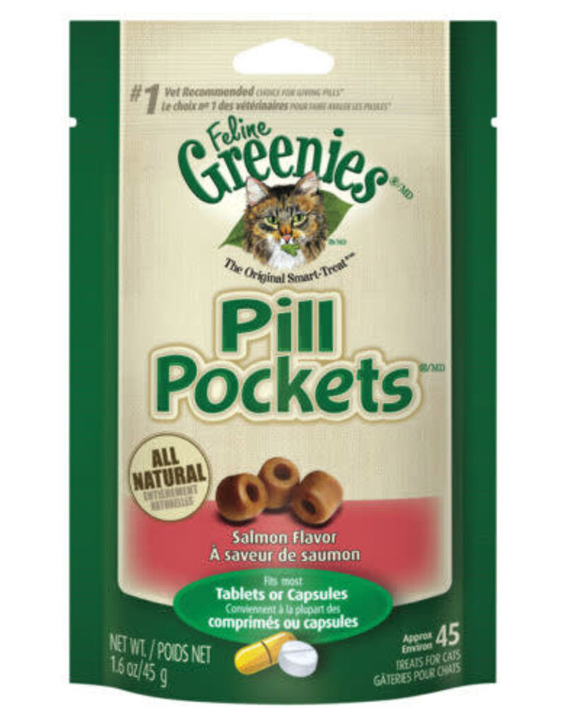 Greenies Greenies Pill Pockets Feline Salmon Flavor Cat Treats