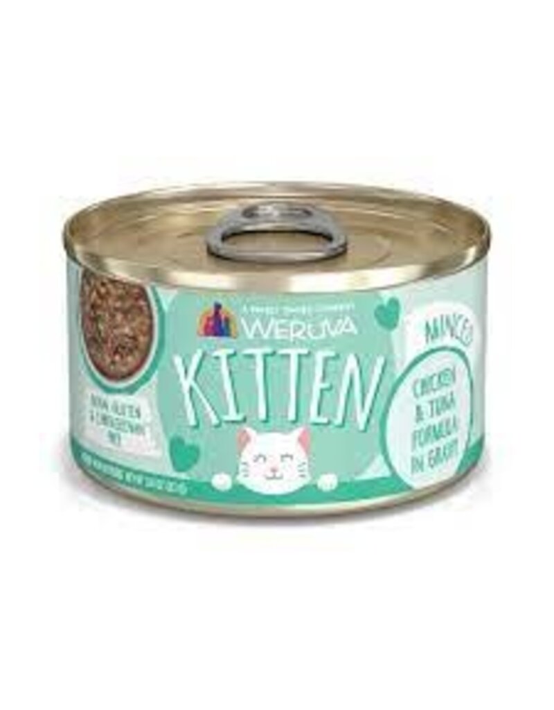 Weruva Weruva Cat Food  Kitten Chicken/Tuna/Gravy Can 3 Oz