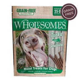 Wholesomes Wholesomes Grain Free Moist Treats for Dogs Beef 25 oz