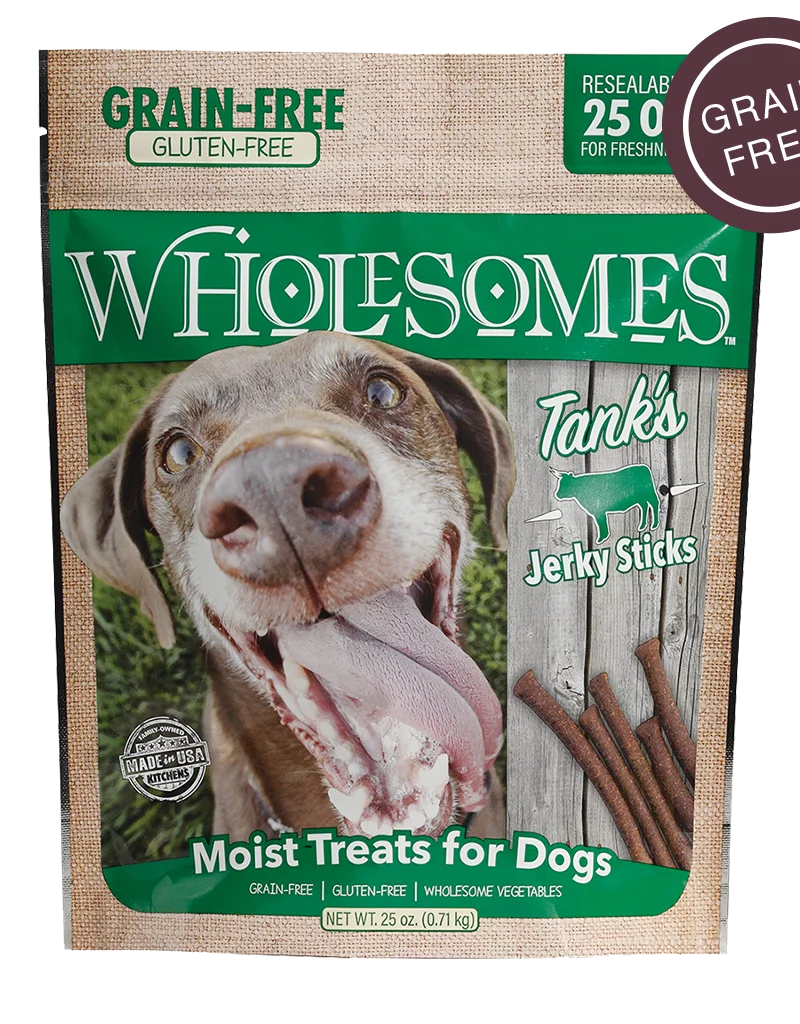 Wholesomes Grain Free Moist Treats for Dogs Beef 25 oz Noah's Ark