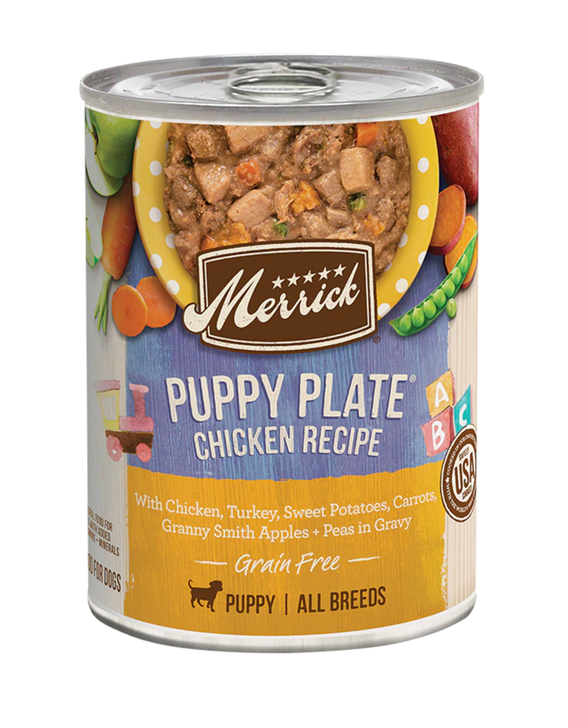 Merrick Merrick Grain Free Puppy Plate Chicken Recipe In Gravy 12.7oz can