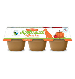 Green Coast Pet Green Coast Pet Unsweetened Applesauce with Pumpkin for Dogs 6Pk