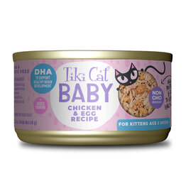 Tiki Pet Tiki Pet Cat Baby Chicken & Egg Recipe Canned Kitten Food 2.4 Oz