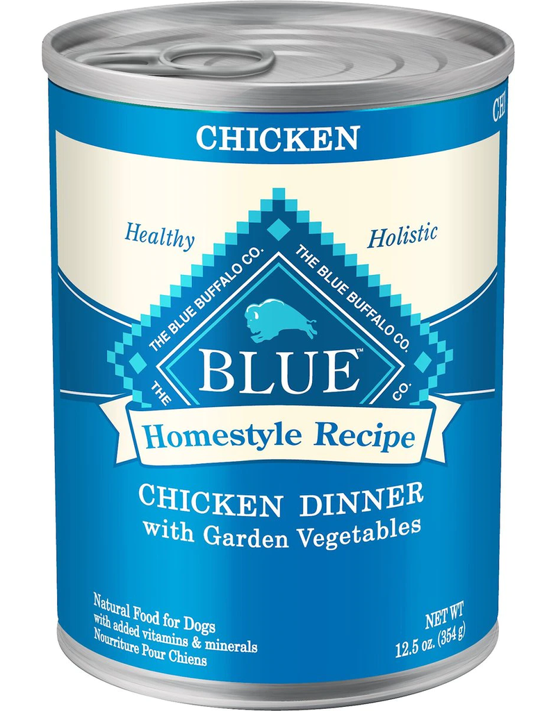 Blue Buffalo Blue Buffalo Homestyle Recipe Chicken Dinner Canned Dog Food 12.5 oz   can