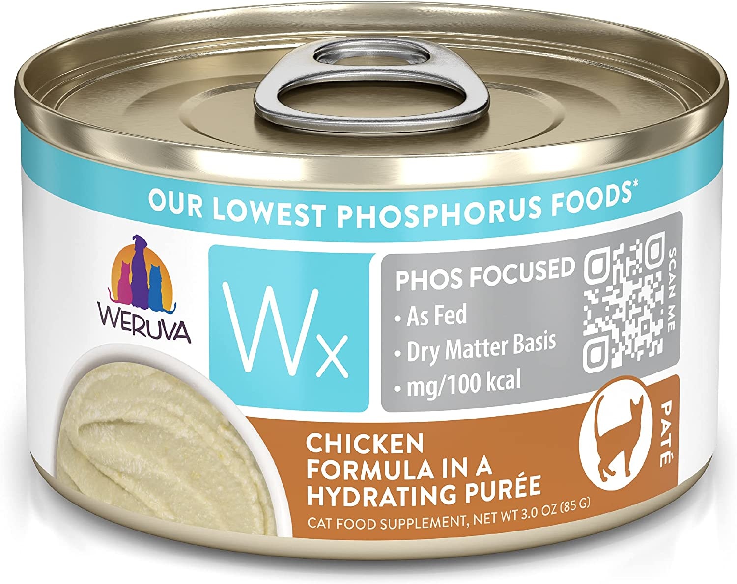 Weruva Cat Food WX Chicken Puree 3 Oz Noah's Ark