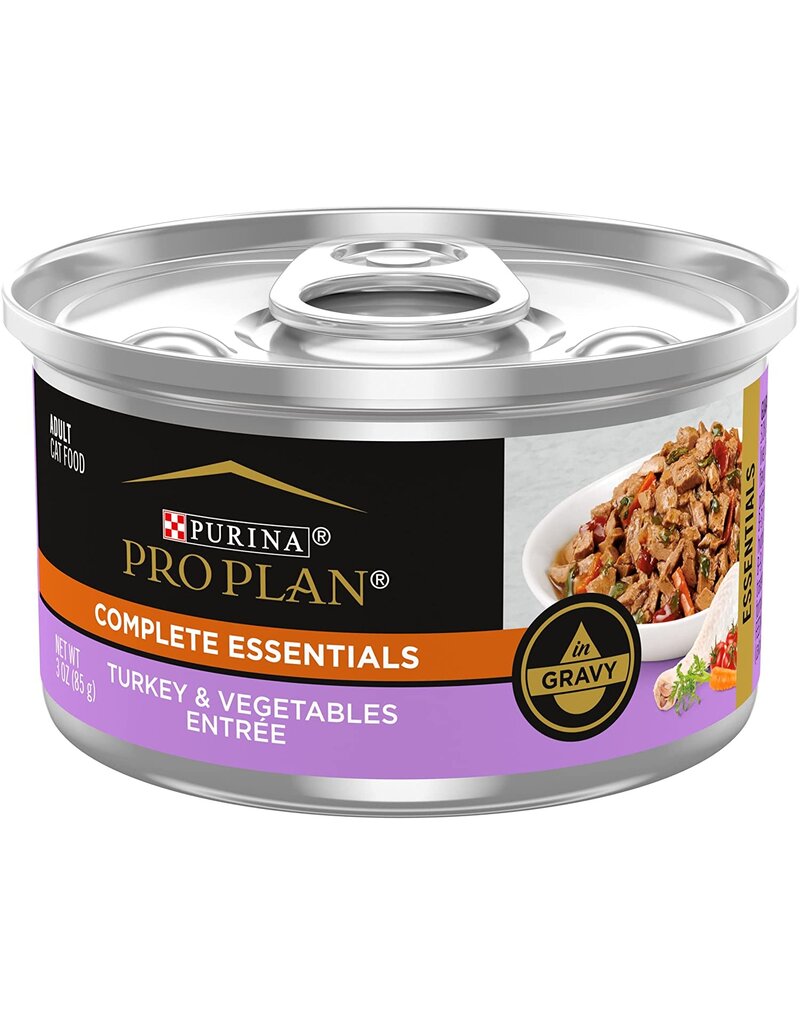 ProPlan Pro Plan Savor Adult Turkey And Vegetable Entree In Gravy Canned Cat Food 3 oz can