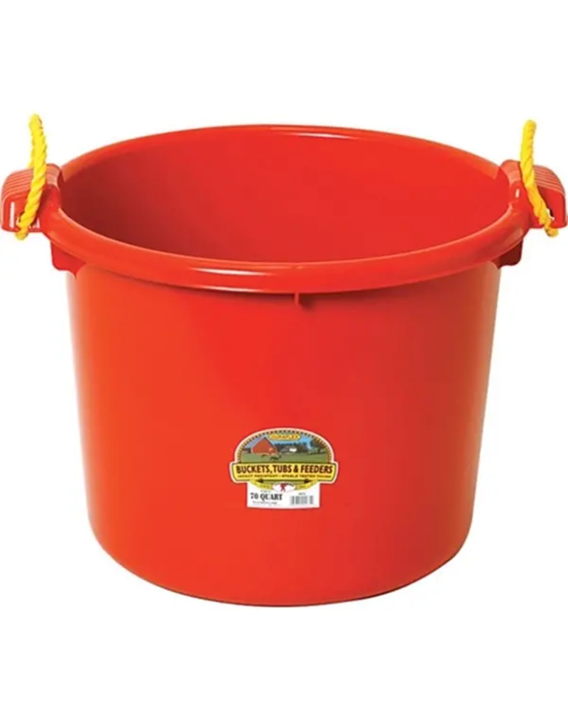 Miller Manufacturing Miller Manufacturing Muck Tub 70Qt  Red