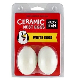 Happy Hen Happy Hen Ceramic Nest Eggs 2-pk