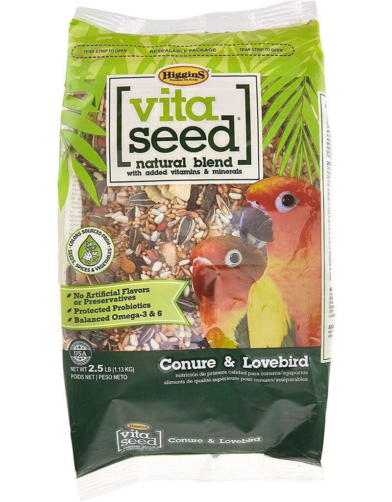 Higgins Higgins Vita Seed Natural Blend Conure and Lovebird 2.5lb