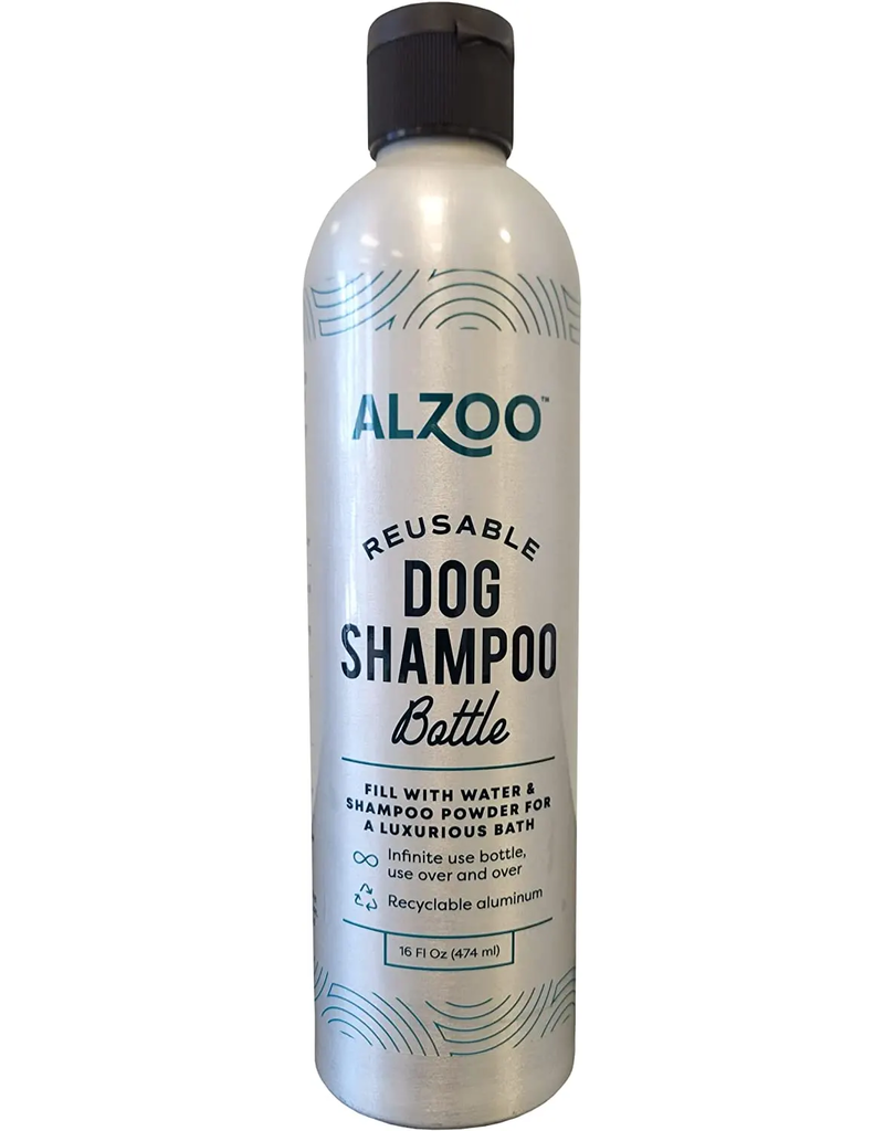 Alzoo Shampoo Sustainable Empty Mixing Bottle 16oz Noah's Ark