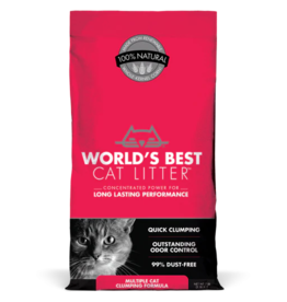 World's Best World's Best Multi Cat Litter Unscented (red)