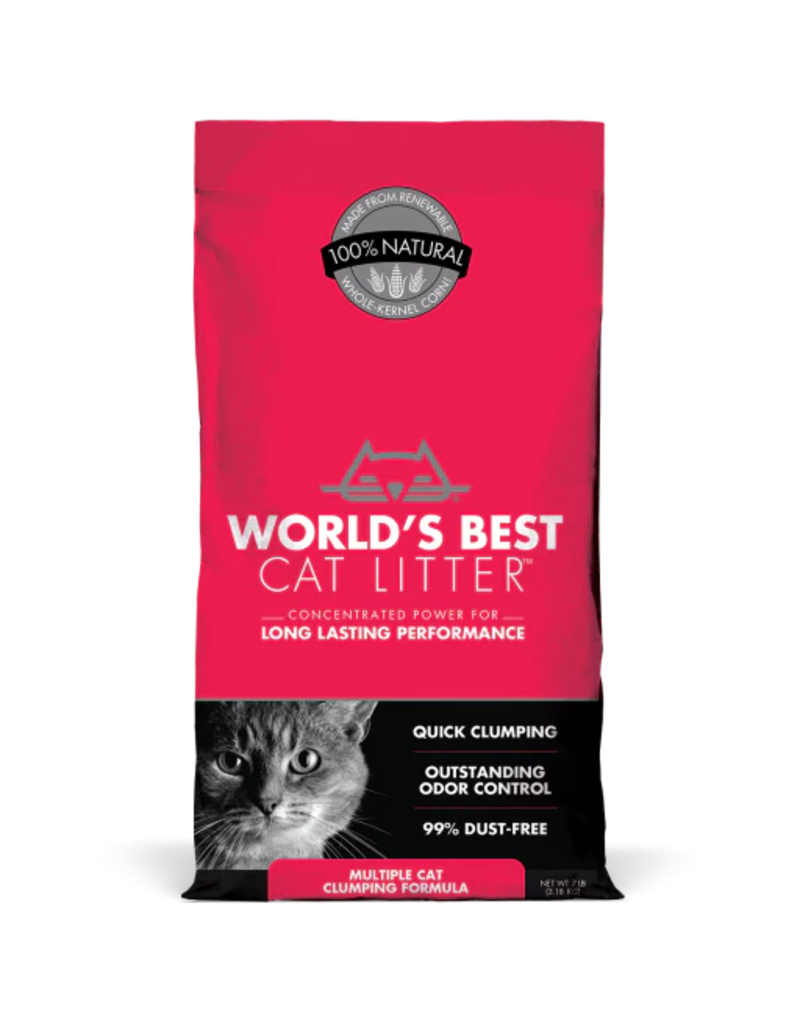 World's Best World's Best Multi Cat Litter Unscented (red)