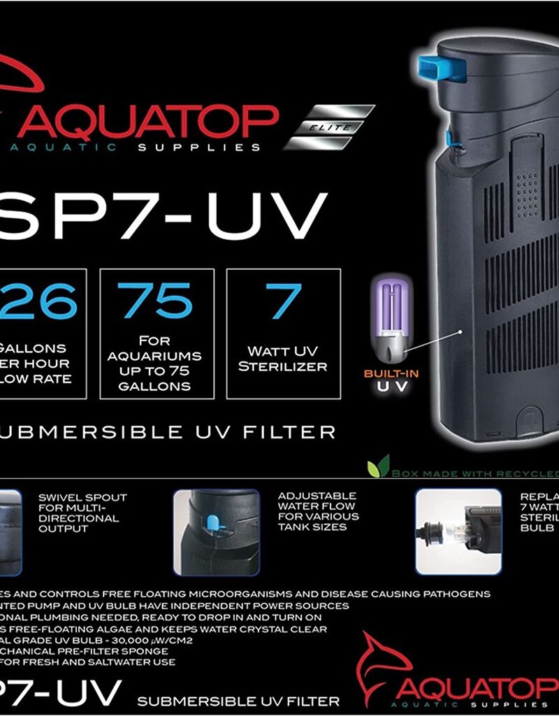Aquatop SP7UV Submersible UV Filter Noah's Ark