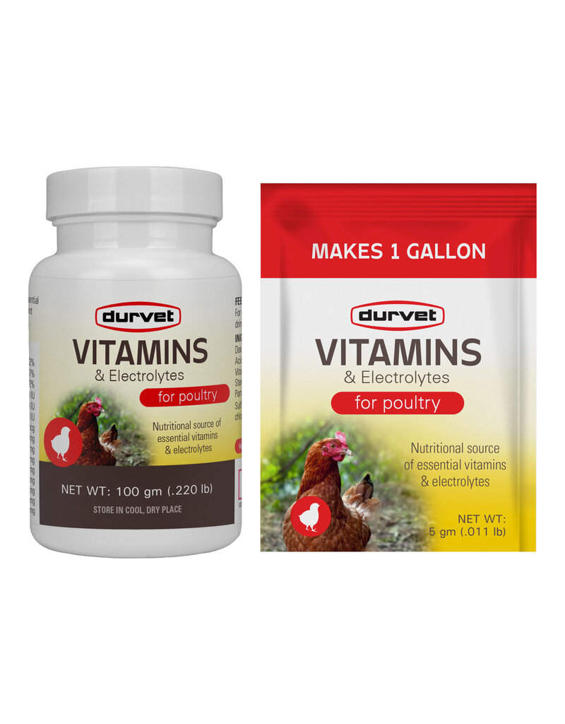 Durvet Durvet Vitamins And Electrolytes For Poultry