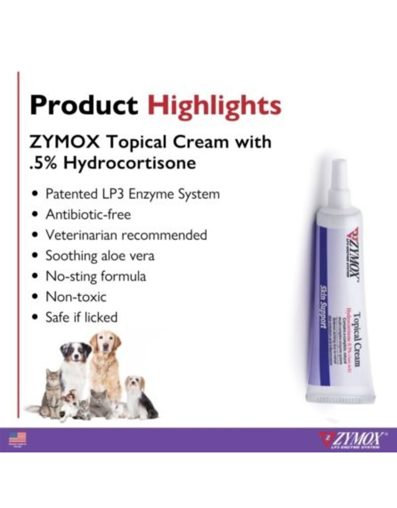 Zymox Zymox Topical Cream w/Hydrocortisone 1oz
