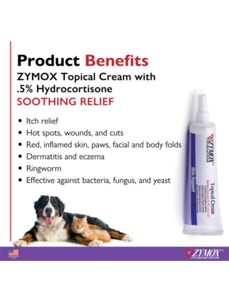 Zymox Zymox Topical Cream w/Hydrocortisone 1oz