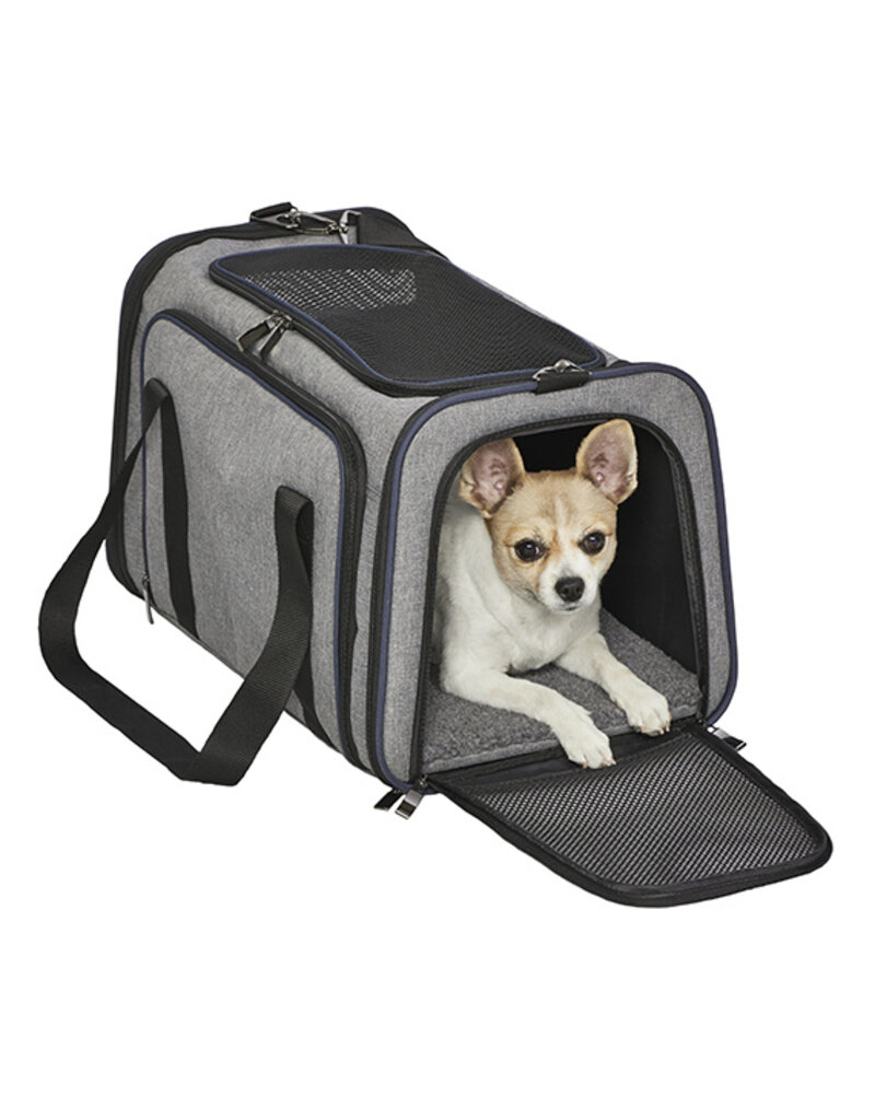 MidWest Midwest Duffy  Expandable  Pet Carrier Gray