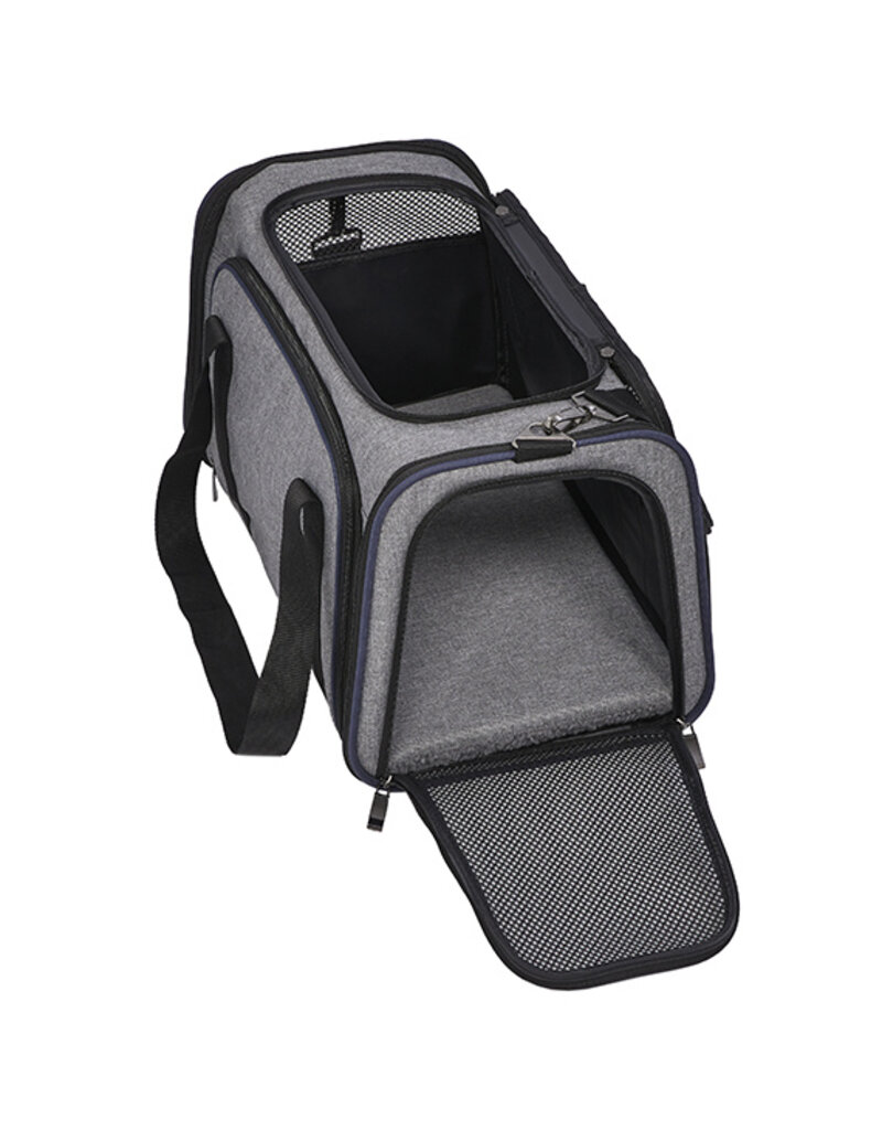 MidWest Midwest Duffy  Expandable  Pet Carrier Gray