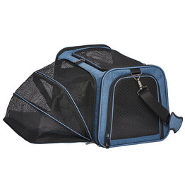 MidWest Midwest Duffy Expandable  Pet Carrier Blue