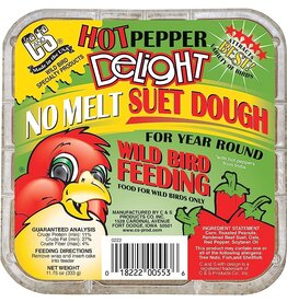 C and S C&S Delight No Melt Suet Dough Hot Pepper
