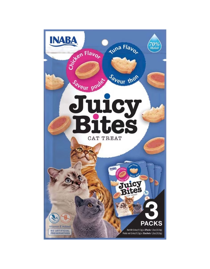 Inaba Inaba Juicy Bites Cat Treats Tuna/Chicken