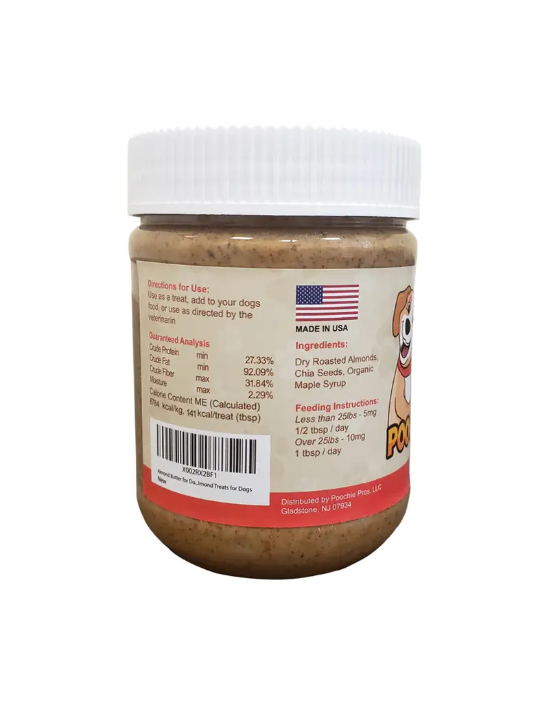 Dilly's Dilly's Poochie Butter Almond Butter 12 Oz