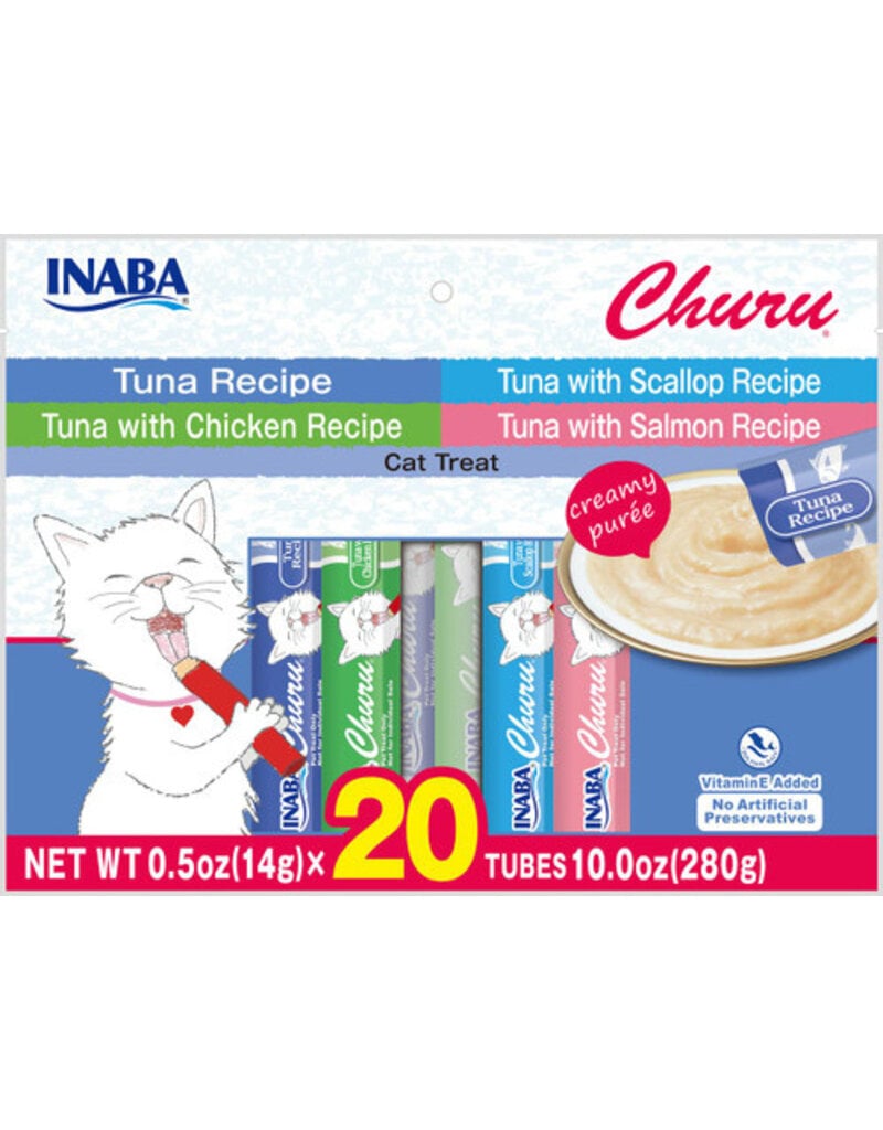 Inaba INABA Churu Tuna Puree Variety Pack Grain Free Cat Treat