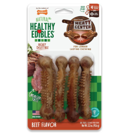 Nylabone Healthy Edibles Meaty Center Chew Treats Small 4 Pk