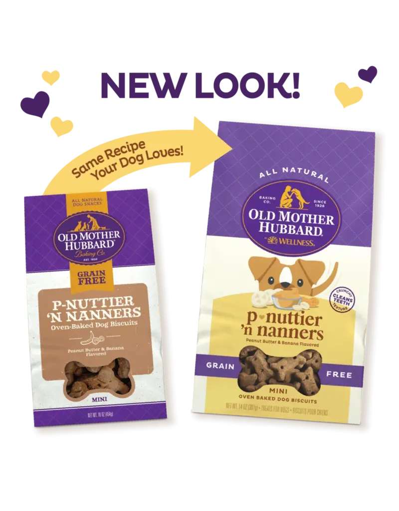 Old Mother Hubbard Old Mother Hubbard Grain Free P-Nuttier 'N Nanners Mini Dog Biscuits 16 Oz