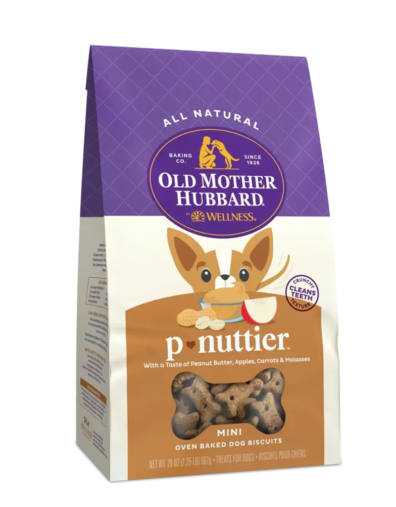 Wellness Old Mother Hubbard Classic P-Nuttier Mini Dog Biscuits 20 Oz