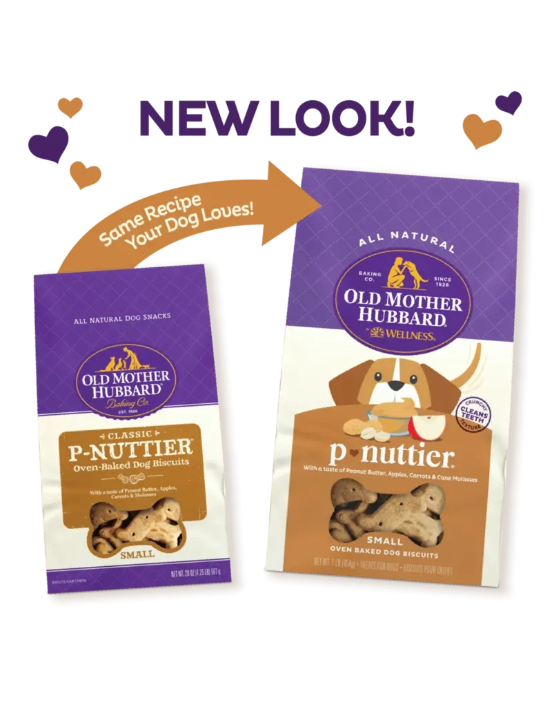 Wellness Old Mother Hubbard Classic P-Nuttier Mini Dog Biscuits 20 Oz