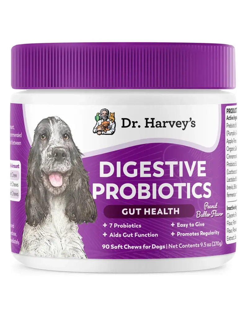 Dr Harvey Dr Harvey's Digestive Probiotic Chews PB 9.5 Oz