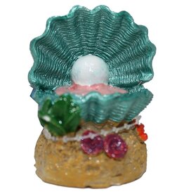 Blue Ribbon Pet Exotic Environments Open Clam W/Pearl Aquarium Ornament