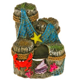 Blue Ribbon Pet Exotic Environments Pier Decor Multi Small